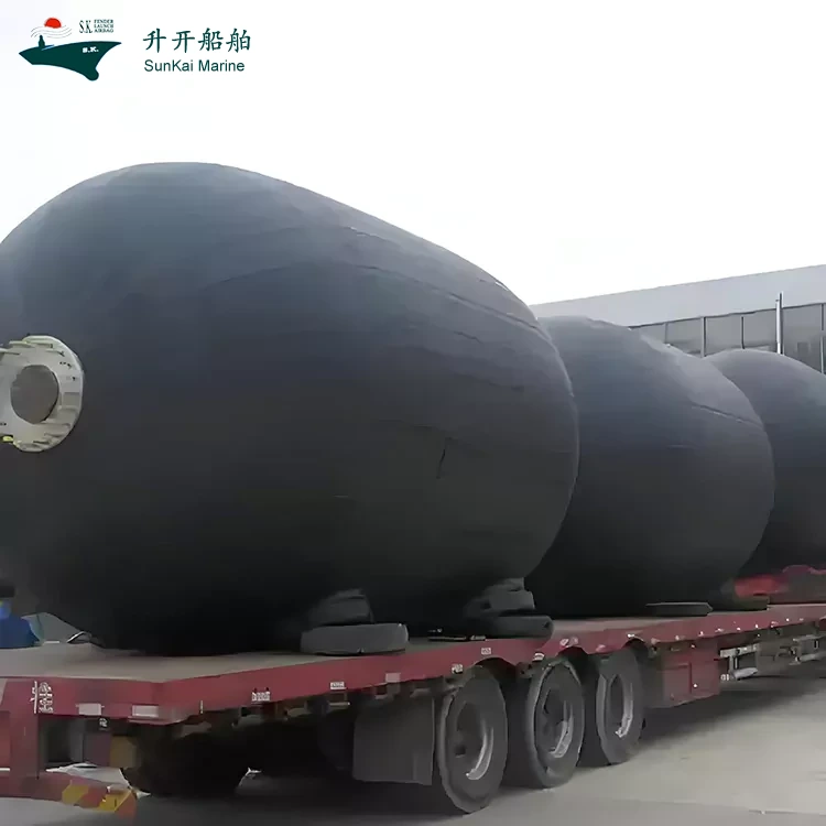 Shengkai Marine Supplies Co., Ltd.-nin yeni hazırlanmış dəniz şişmə qanadları rəsmi olaraq istehsal xəttindən çıxdı və xidmətə girdi.