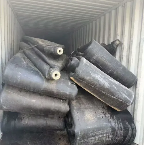 Qlobal Bazarlara Səyahət etmək, Keyfiyyətlə Səyahət etmək! SunKai Marine Batch-Xarici Çatdırılma üçün Dəniz Hava Yastıqlarını Yükləyir
